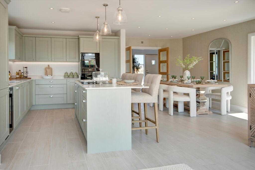 Source listing photo: fitted kitchen in a UK new-build property