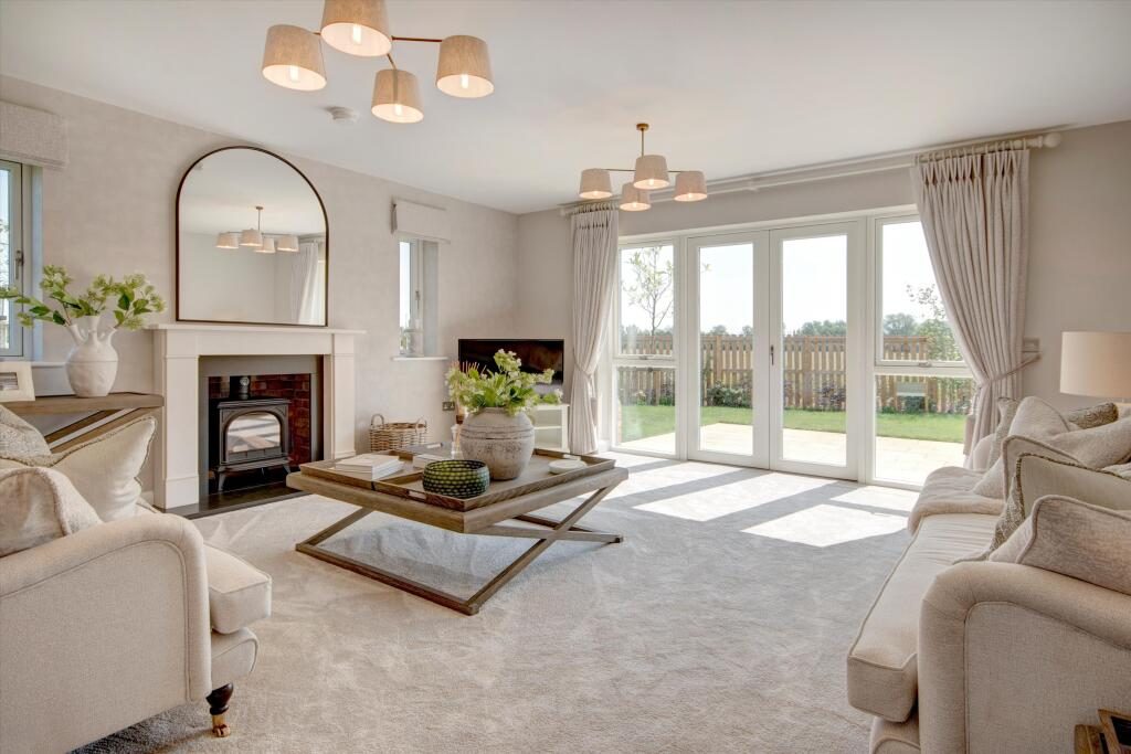 Living room shot used in an estate agent social video