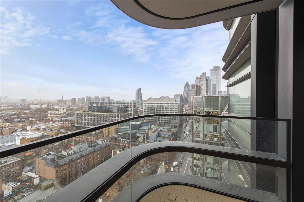 Luxury lobby with spiral staircase